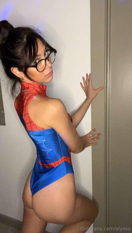 i feel like doing smth naughty wearing this 🕷️