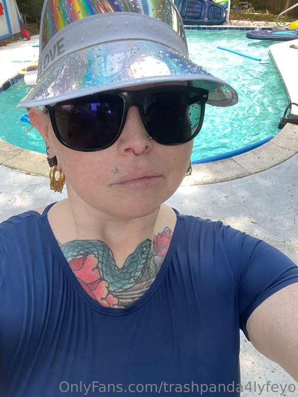 Pool time yesterday.