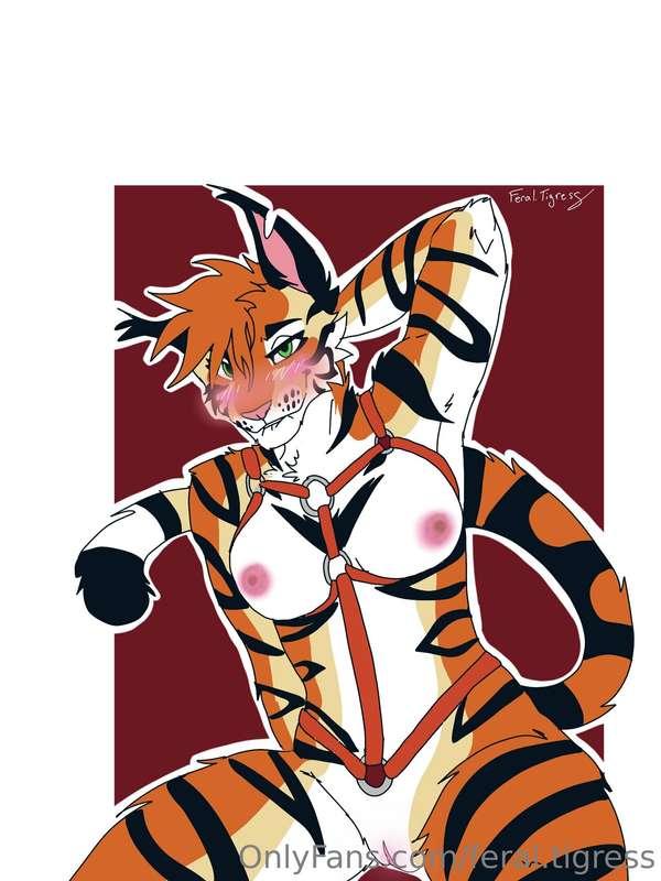 Just a cute sexy harness drawing for y’all~