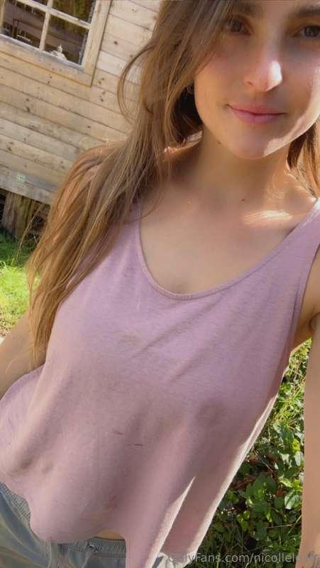 Just outside enjoying some private time and the sun feels so..