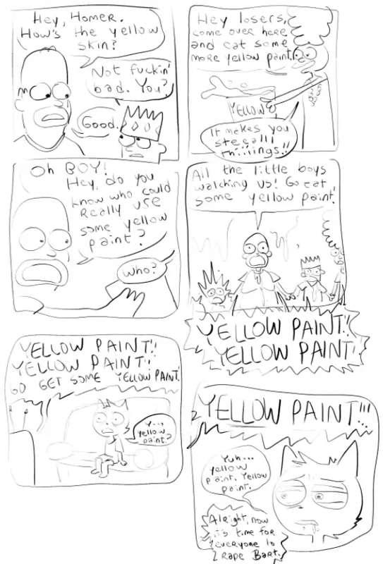 Mom and cat visit hmv (pages 3 and 4) (dubbers)