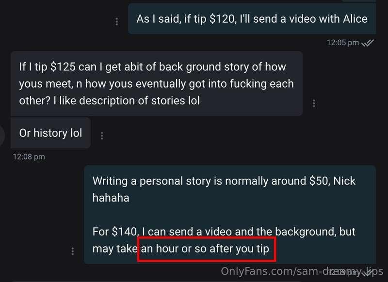 Just wanted to share a small example of what being a VIP doe..