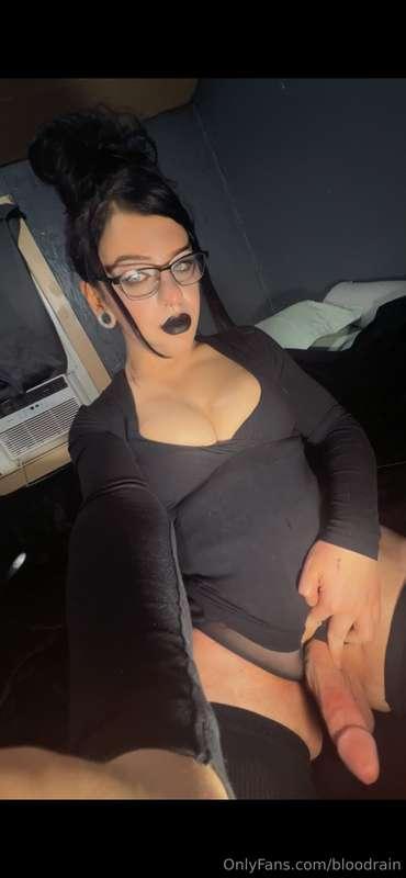 Do these glasses make my cock look fat? 🫢😈You guys know I ha..