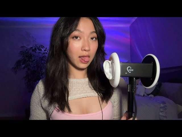 ASMR Ear Licking / Eating 👅👂🏼