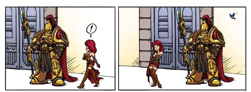 April Comic: "The Sentry"