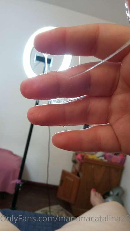Estuve jugando solita🥵 se imagina lo  mucho que eyacule 🍆💦🔥😏