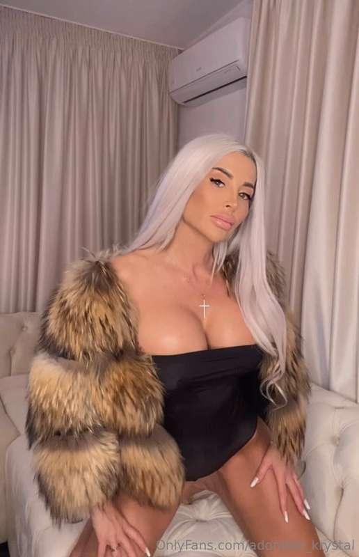 The cold season is coming and so I got one of my furs out of..