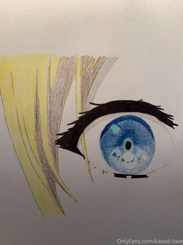 The eye of Violet evergarden, my favorite anime, how you guy..