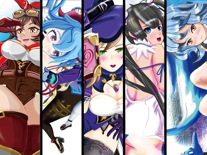 Animation collection of 5 fantasy girls will be released 