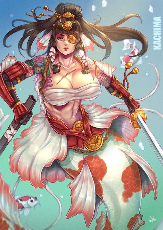 BBDs Water 02 : Koi Hime mermaid [Neptunian] [ SFW]