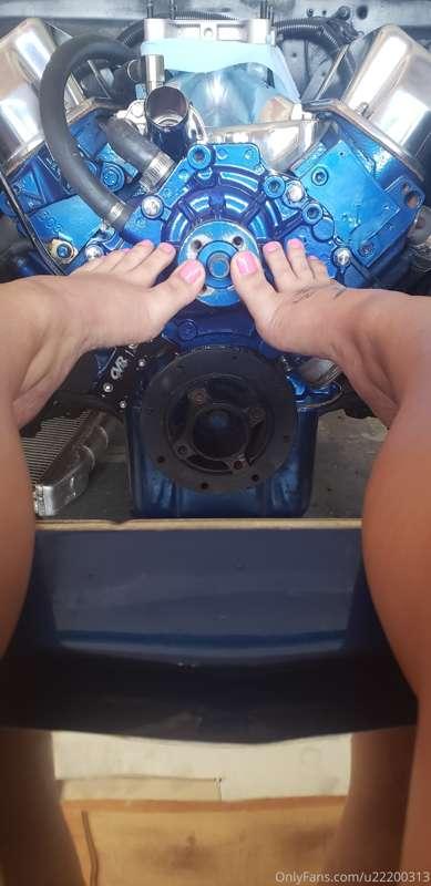 My husband left his engine compartment unattended this after..