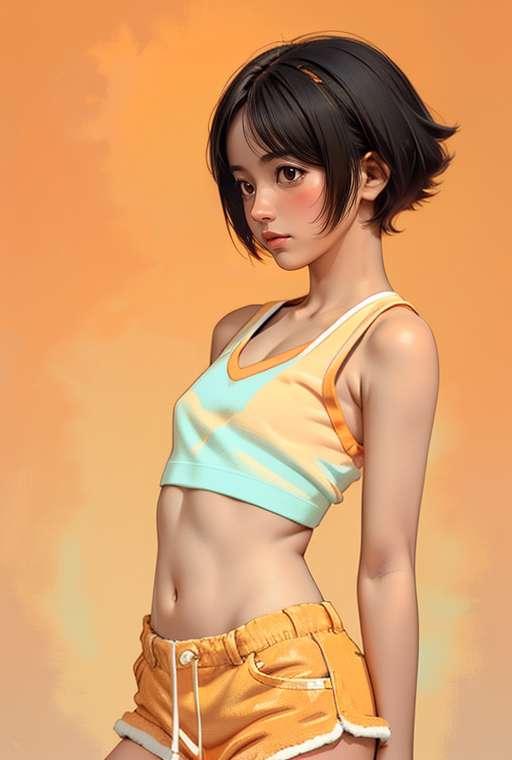 orange girl