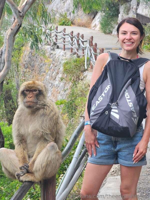 Bit of Monkey business and I even got my tits out 🙈😁xx