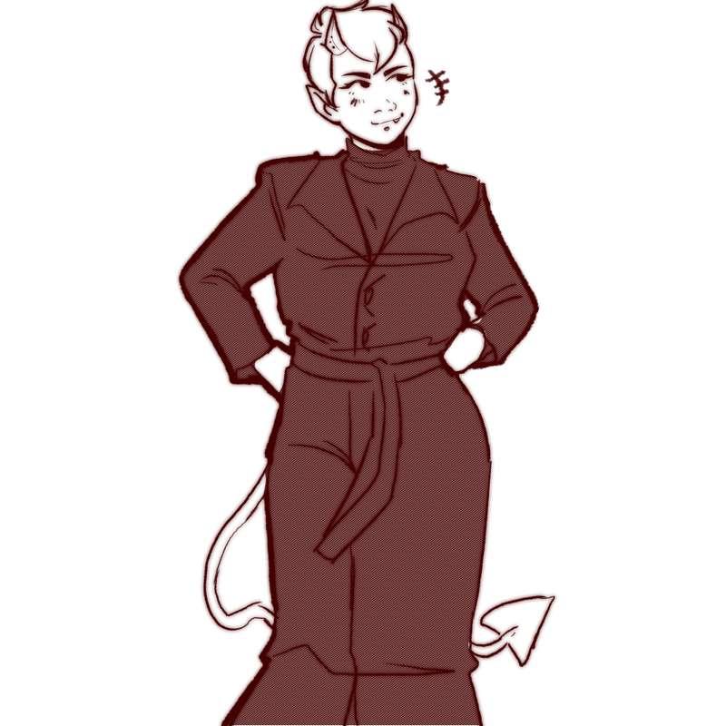 August Sketches "Tiefling Season"