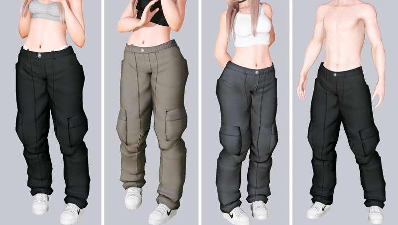 Cargo Pants + Nike Sneakers T2 & T1