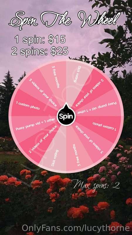 **Spin The Wheel for the month of August!!** 💗

There’s alwa..