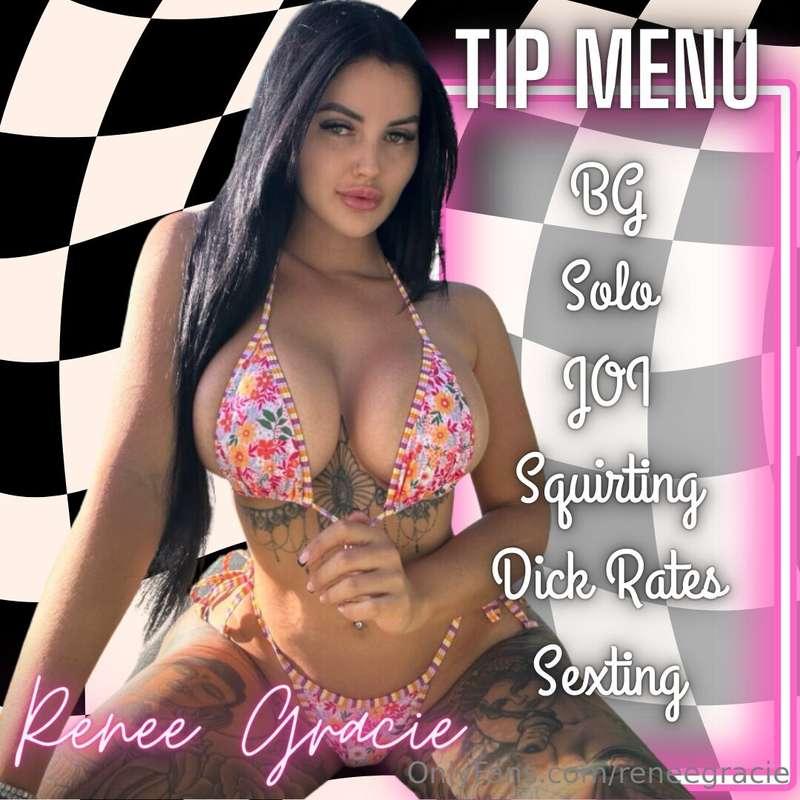 Check out my tip menu, let me know what you wanna see! 😏💕
