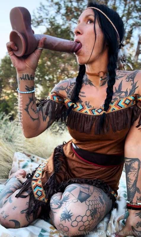 New POCAHONTAS video!!! This was my first time DOUBLE PENETR..