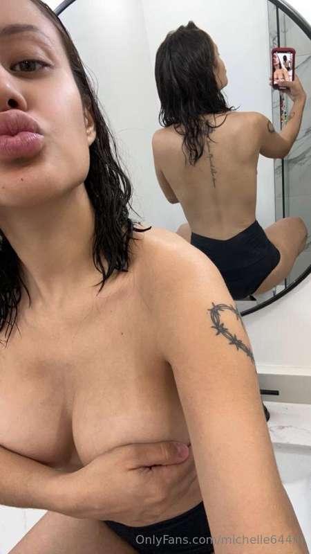 Out of the shower