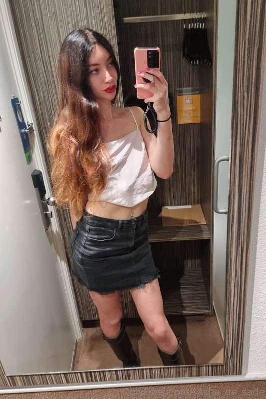 Please be honest Daddy 🥺Do I look slutty? ;) 