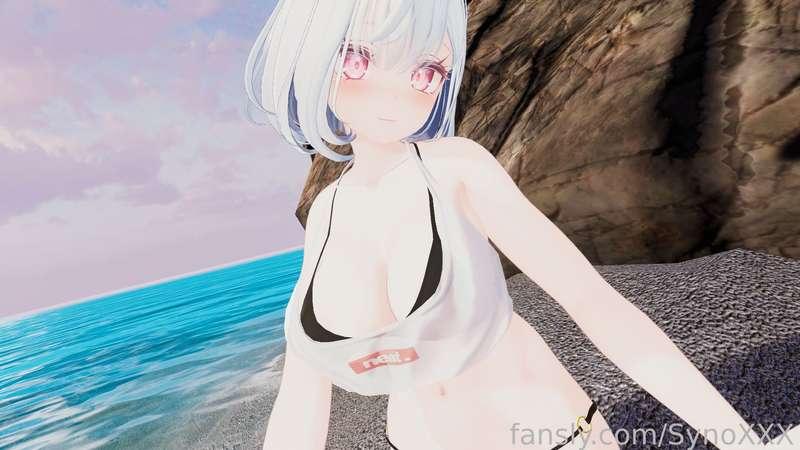 The beach is always so relaxing.