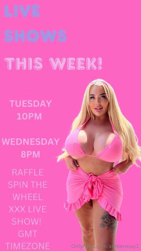 Live tonight on @ambermayy