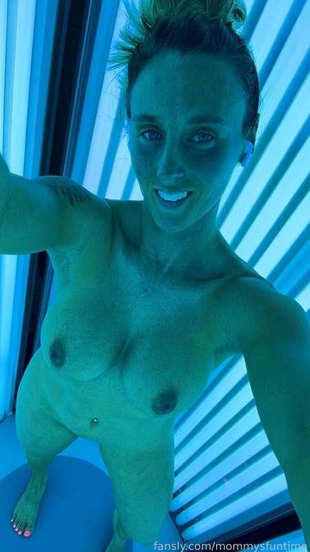 Finally feeling better ☺️ #fyp #milf #tanning #boobs #pussy