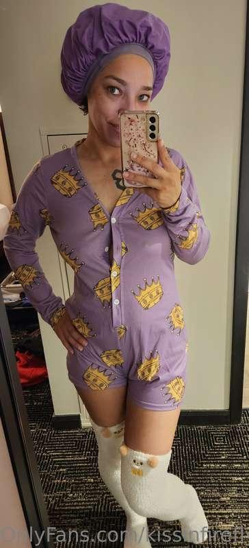 Sleepy time in my new cute fuzzy socks!