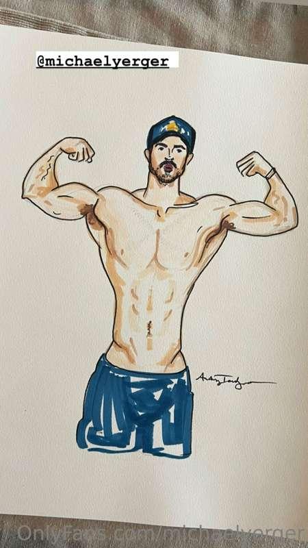 So cool that someone drew this of me 🤯