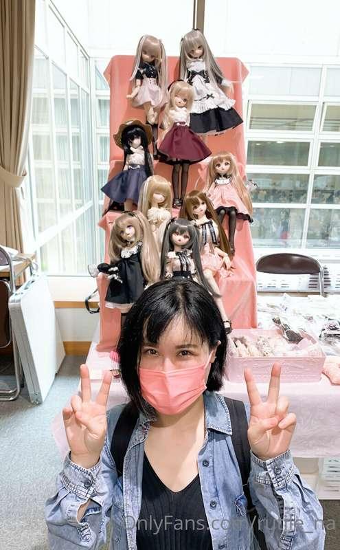 今日は妹のドール即売会へ参加者してきました。ばたんきゅー