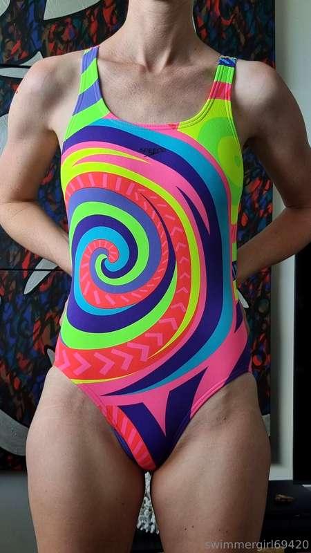 My brightest suit yet! And another kid size. It's definitely..
