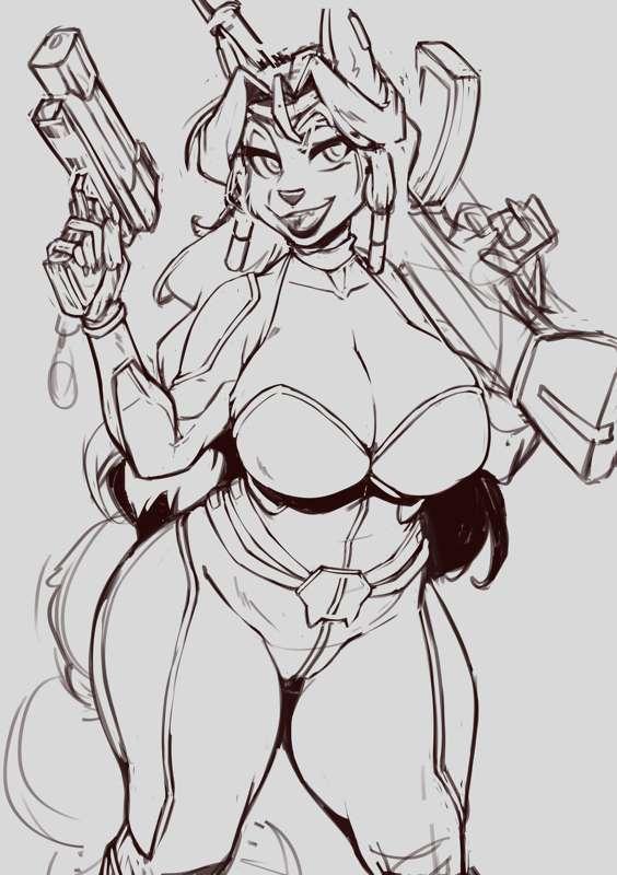 Blue Fox Sketches