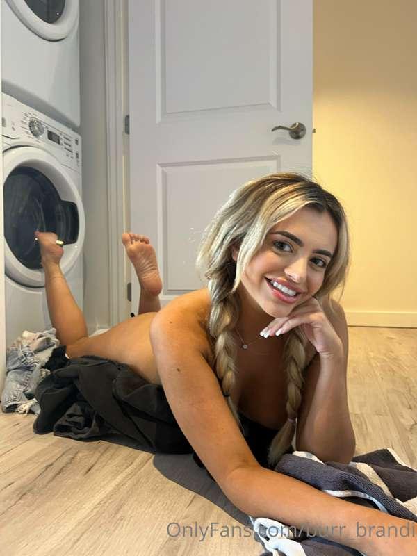 Laundry day... but make it hot 🥵