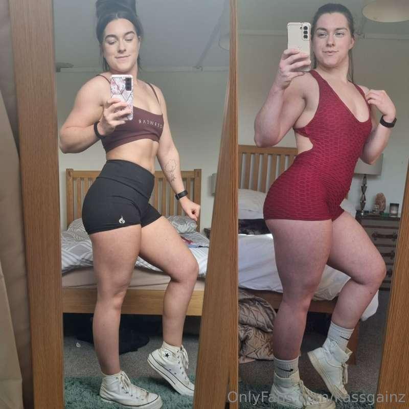 July last year, probably around 65kg... vs September this ye..