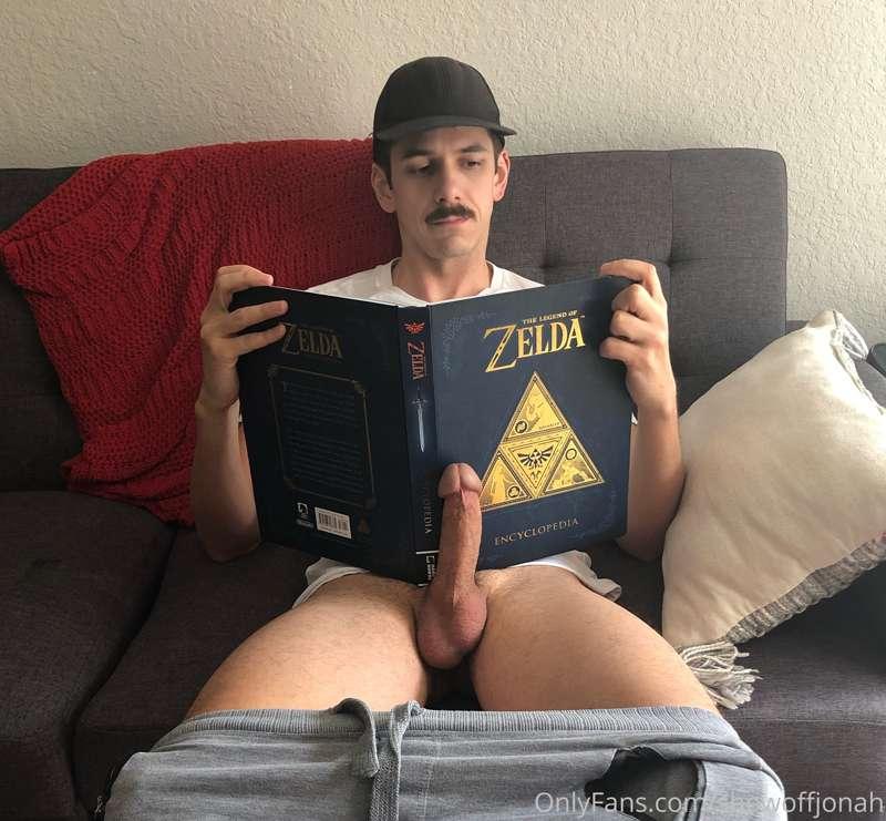 Got a new fan book– blow me while I read it?