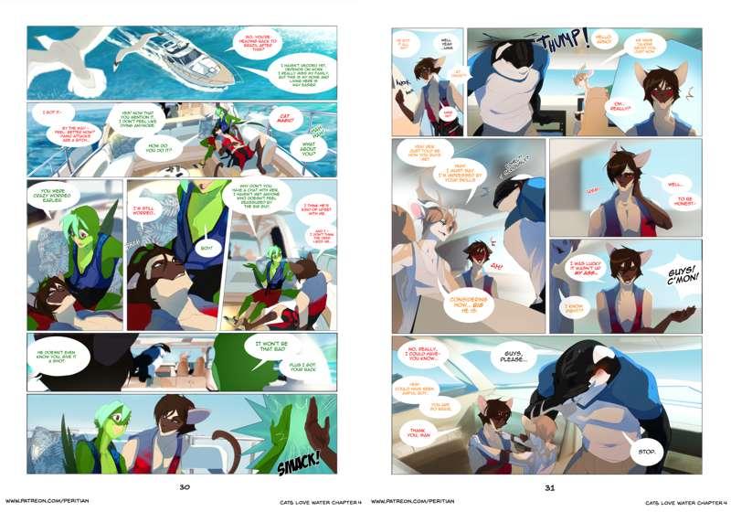 Cats Love Water IV pages 30-31 + Rewards