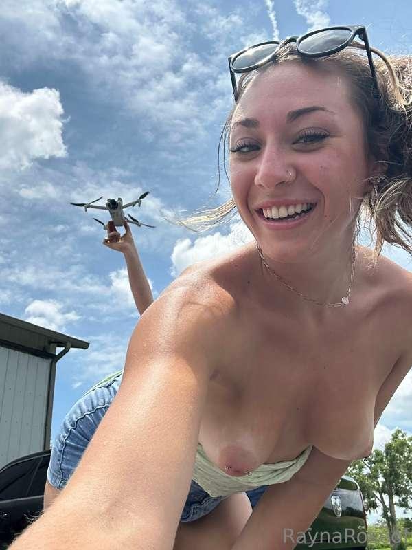 Hope the drone got to see some titties