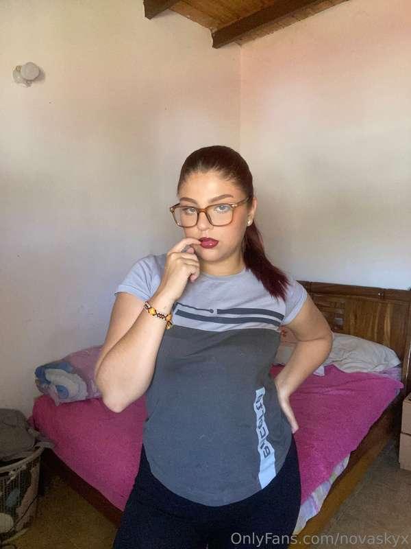 Trying to be a little sexy with the glasses but I don't thin..