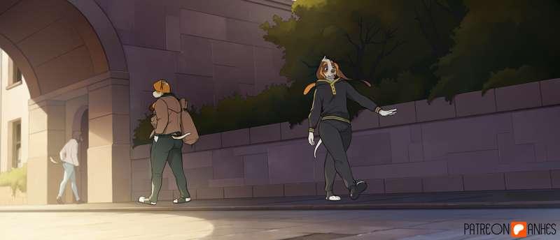 Walking back home