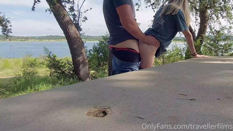 We love getting naughty in nature