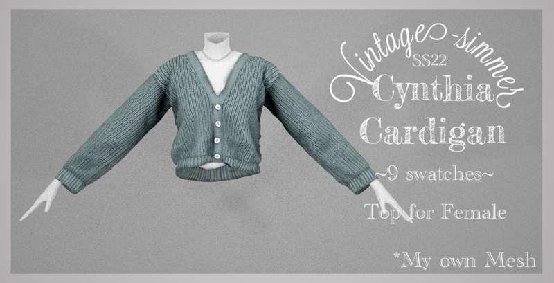 ˗ˏˋCynthia Cardigan ˎˊ˗ Public realase: January 31