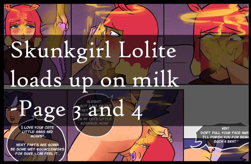 Request: Skunkgirl Lactose gas page 3 and 4 colored