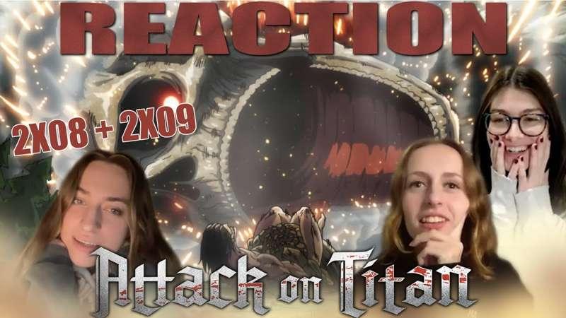 Attack on Titan (SUB) - 2x8 & 2x9 The Hunters/Opening - Reaction