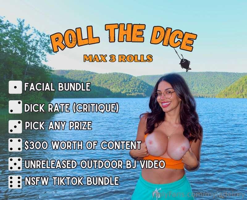 🚨 ROLL THE DICE 🚨  Ready to roll the dice? 😈 Let’s start thi..