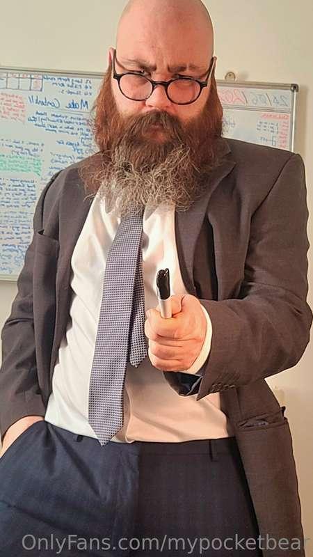 Men at work, The Teacher.... Detention never looked so tempt..