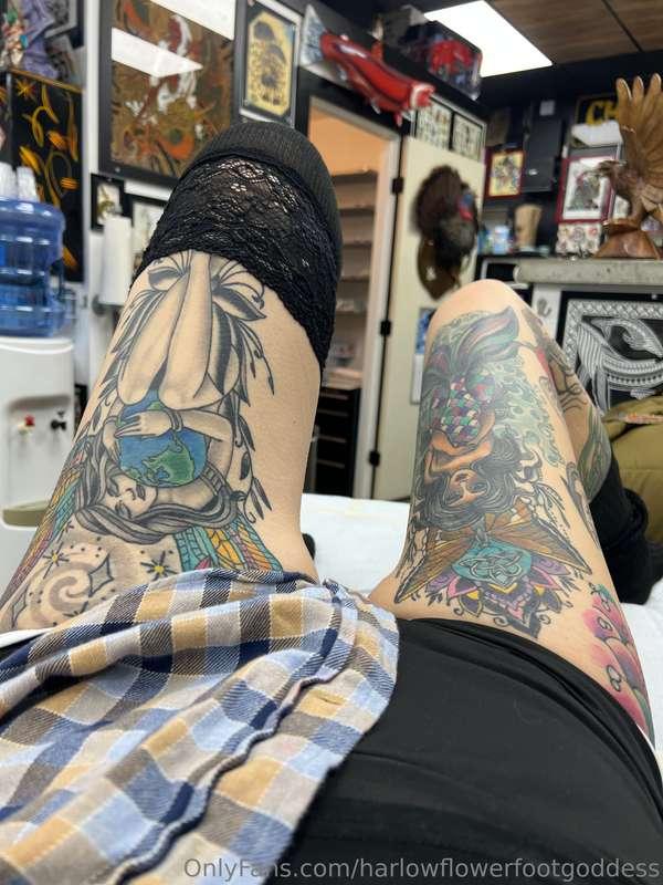 Did you guess a Giant ass Seahorse on my thigh? You’re so Sm..