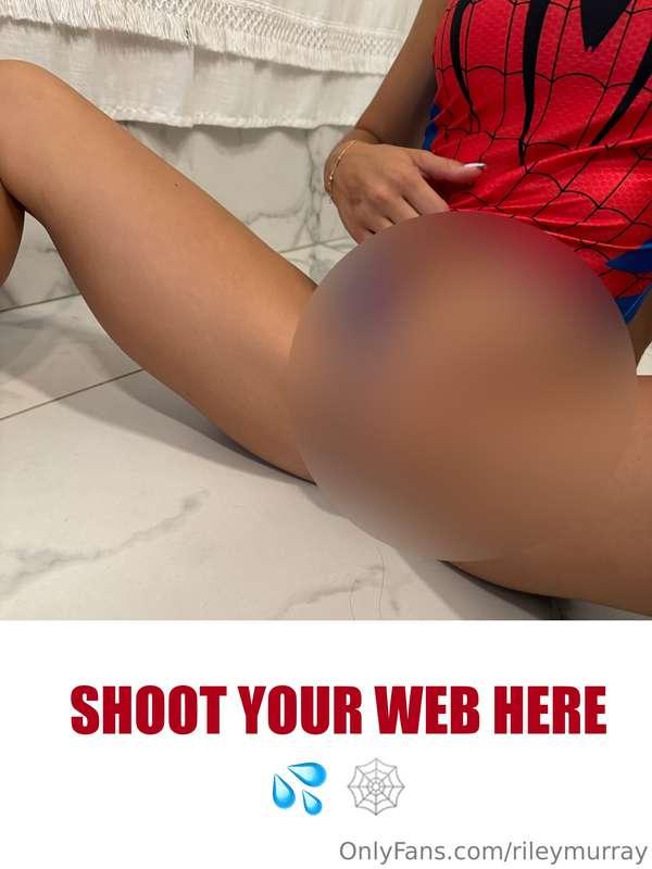 SHOOT YOUR WEB HERE 💦🕸️All I want today is to be covered in ..