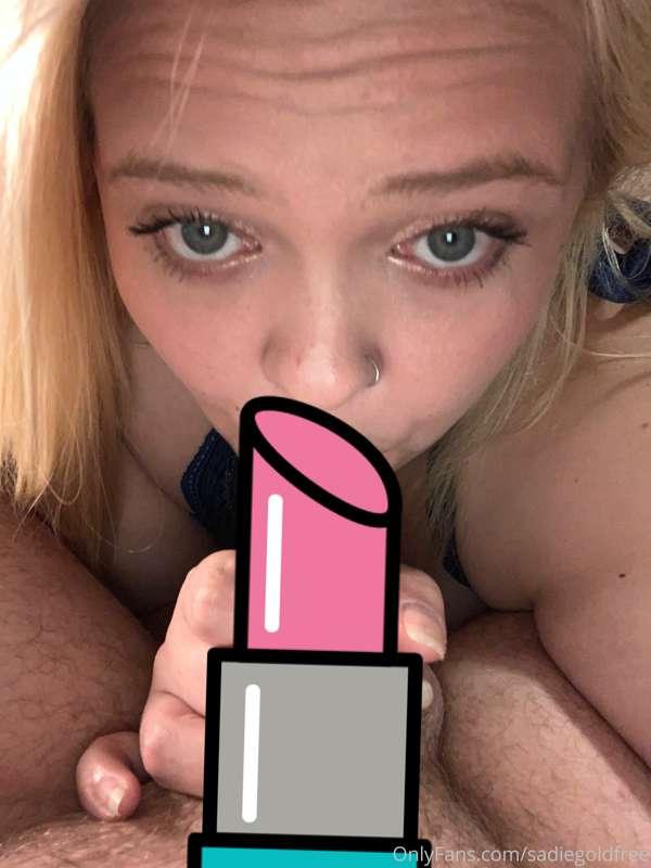Can you guess what’s under the lipstick ? All of my photos a..