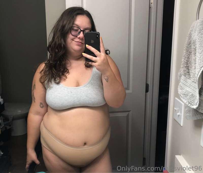 Bloated, but still sexy.