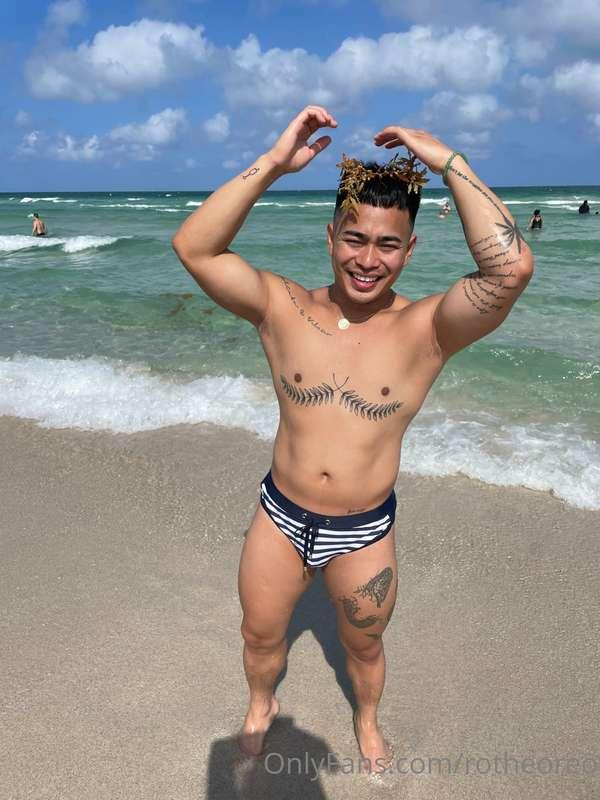 Speedos and beach